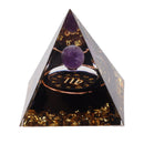5cm Orgonite Pyramid for Positive Energy Healing Crystal Pyramid Meditation Orgonite Pyramids Chakra Zodiac Energy Generator Virgo