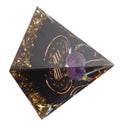 5cm Orgonite Pyramid for Positive Energy Healing Crystal Pyramid Meditation Orgonite Pyramids Chakra Zodiac Energy Generator Virgo