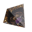 5cm Orgonite Pyramid for Positive Energy Healing Crystal Pyramid Meditation Orgonite Pyramids Chakra Zodiac Energy Generator Virgo