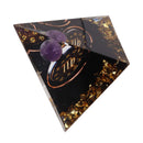 5cm Orgonite Pyramid for Positive Energy Healing Crystal Pyramid Meditation Orgonite Pyramids Chakra Zodiac Energy Generator Virgo