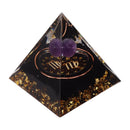 5cm Orgonite Pyramid for Positive Energy Healing Crystal Pyramid Meditation Orgonite Pyramids Chakra Zodiac Energy Generator Virgo