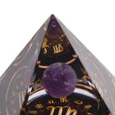 5cm Orgonite Pyramid for Positive Energy Healing Crystal Pyramid Meditation Orgonite Pyramids Chakra Zodiac Energy Generator Virgo