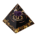 5cm Orgonite Pyramid for Positive Energy Healing Crystal Pyramid Meditation Orgonite Pyramids Chakra Zodiac Energy Generator Libra