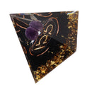 5cm Orgonite Pyramid for Positive Energy Healing Crystal Pyramid Meditation Orgonite Pyramids Chakra Zodiac Energy Generator Libra
