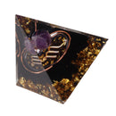 5cm Orgonite Pyramid for Positive Energy Healing Crystal Pyramid Meditation Orgonite Pyramids Chakra Zodiac Energy Generator Scorpio