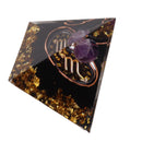 5cm Orgonite Pyramid for Positive Energy Healing Crystal Pyramid Meditation Orgonite Pyramids Chakra Zodiac Energy Generator Scorpio