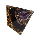 5cm Orgonite Pyramid for Positive Energy Healing Crystal Pyramid Meditation Orgonite Pyramids Chakra Zodiac Energy Generator Scorpio