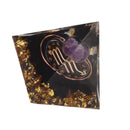 5cm Orgonite Pyramid for Positive Energy Healing Crystal Pyramid Meditation Orgonite Pyramids Chakra Zodiac Energy Generator Scorpio