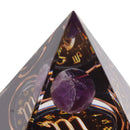5cm Orgonite Pyramid for Positive Energy Healing Crystal Pyramid Meditation Orgonite Pyramids Chakra Zodiac Energy Generator Scorpio