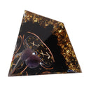 5cm Orgonite Pyramid for Positive Energy Healing Crystal Pyramid Meditation Orgonite Pyramids Chakra Zodiac Energy Generator Sagittarius
