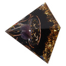 5cm Orgonite Pyramid for Positive Energy Healing Crystal Pyramid Meditation Orgonite Pyramids Chakra Zodiac Energy Generator Sagittarius