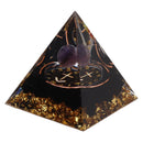 5cm Orgonite Pyramid for Positive Energy Healing Crystal Pyramid Meditation Orgonite Pyramids Chakra Zodiac Energy Generator Sagittarius