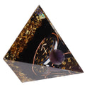 5cm Orgonite Pyramid for Positive Energy Healing Crystal Pyramid Meditation Orgonite Pyramids Chakra Zodiac Energy Generator Sagittarius