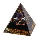 5cm Orgonite Pyramid for Positive Energy Healing Crystal Pyramid Meditation Orgonite Pyramids Chakra Zodiac Energy Generator Sagittarius