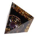 5cm Orgonite Pyramid for Positive Energy Healing Crystal Pyramid Meditation Orgonite Pyramids Chakra Zodiac Energy Generator Sagittarius