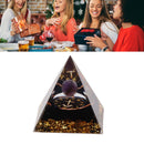 5cm Orgonite Pyramid for Positive Energy Healing Crystal Pyramid Meditation Orgonite Pyramids Chakra Zodiac Energy Generator Sagittarius