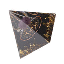 5cm Orgonite Pyramid for Positive Energy Healing Crystal Pyramid Meditation Orgonite Pyramids Chakra Zodiac Energy Generator Capricorn