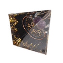 5cm Orgonite Pyramid for Positive Energy Healing Crystal Pyramid Meditation Orgonite Pyramids Chakra Zodiac Energy Generator Capricorn