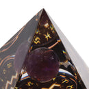 5cm Orgonite Pyramid for Positive Energy Healing Crystal Pyramid Meditation Orgonite Pyramids Chakra Zodiac Energy Generator Aquarius