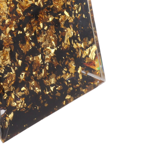 5cm Orgonite Pyramid for Positive Energy Healing Crystal Pyramid Meditation Orgonite Pyramids Chakra Zodiac Energy Generator Aquarius