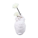 Creative Anatomical Heart Vases Resin Sculpture Heart Shaped Art Flower Vases Desktop Home Decoration for Living Room White