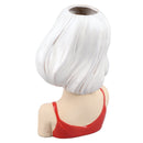 Girl Face Vase Modern Decorative Sculpture Ceramic Head Flower Vase for Living Room Bedroom Office White