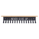 Metal Award Display Trophy Shelf Bamboo Trophy Shelf Metal Wall Mounted Medal Display Hanger