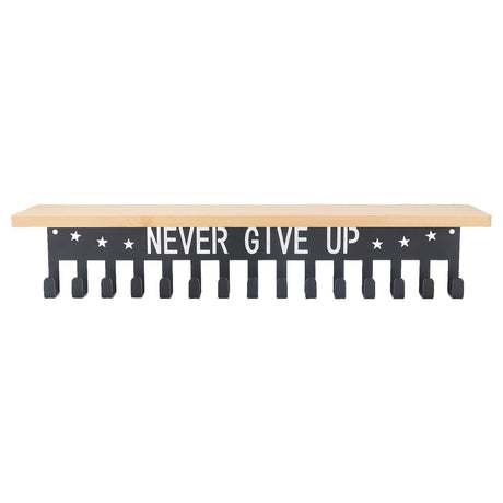 Metal Award Display Trophy Shelf Bamboo Trophy Shelf Metal Wall Mounted Medal Display Hanger