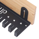 Metal Award Display Trophy Shelf Bamboo Trophy Shelf Metal Wall Mounted Medal Display Hanger