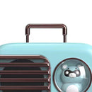 Cute Retro Bluetooth Speaker Mini Luggage Mini Speaker Creative Vintage Lovely Small Speaker Green