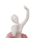Dancing Ballerina Girl Figurine Ceramic Ballet Girl Figure Ballet Dancer Statue Sculpture Desk Bookshelf Decoration Pink