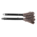 2Pcs Retractable Feather Duster Ostrich Feathers Duster with Long Handle for Home Cleaning