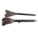 2Pcs Retractable Feather Duster Ostrich Feathers Duster with Long Handle for Home Cleaning