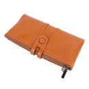 Women Wallet RFID Blocking Large Capacity Zipper Closure PU Leather Retro Style Lady Wallet