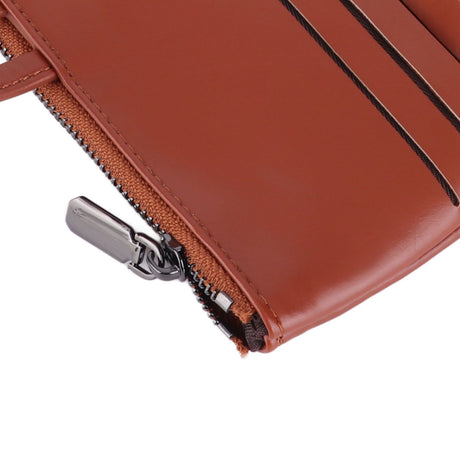 Women Wallet RFID Blocking Large Capacity Zipper Closure PU Leather Retro Style Lady Wallet
