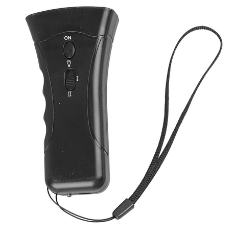 Dog Repeller Dual Sensor Ultrasound LED Light Laser Dog Deterrent Device USB Rechargeable Anti Barking Device