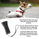 Dog Repeller Dual Sensor Ultrasound LED Light Laser Dog Deterrent Device USB Rechargeable Anti Barking Device