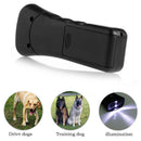 Dog Repeller Dual Sensor Ultrasound LED Light Laser Dog Deterrent Device USB Rechargeable Anti Barking Device