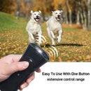 Dog Repeller Dual Sensor Ultrasound LED Light Laser Dog Deterrent Device USB Rechargeable Anti Barking Device