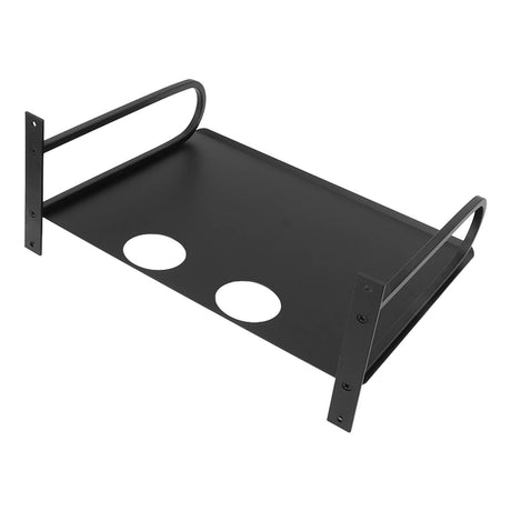 Wall Mounted Projector Shelf Aluminum Floating Projector Shelves for Router TV Box DVD Player Cable Box Black