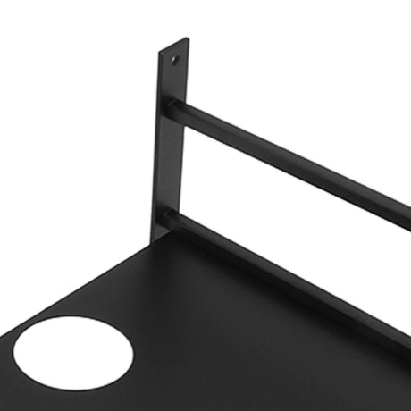 Wall Mounted Projector Shelf Aluminum Floating Projector Shelves for Router TV Box DVD Player Cable Box Black
