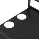 Wall Mounted Projector Shelf Aluminum Floating Projector Shelves for Router TV Box DVD Player Cable Box Black