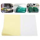 50 Pages Sticky Roller Clean Paper High Viscosity Removes Dirt Dust Debris Disposable Adhesive Paper