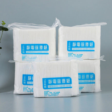100 Pcs Electrostatic Wipes Disposable Mop Replacement Static Dusting Wipes for Home Cleaning