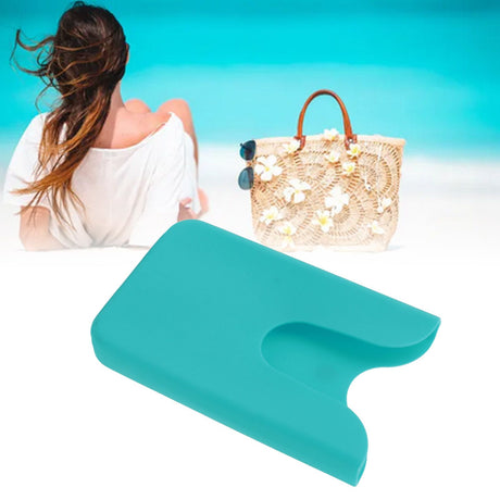 Beach Bag Phone Holder EVA Phone Case Holder Charm Accessory Secure Attachment Keep Your Phone Handy Sky Blue