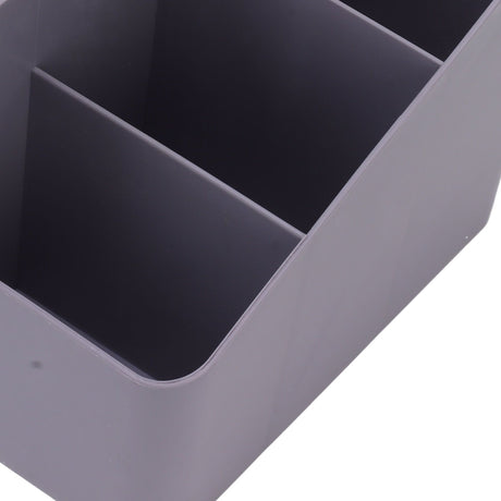 Tissue Box Organizer with Lid Plastic Exquisite Smooth Surface Tissue Desk Organizer for Home Office Purple