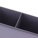 Tissue Box Organizer with Lid Plastic Exquisite Smooth Surface Tissue Desk Organizer for Home Office Purple