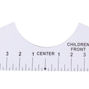8PCS T Shirt Ruler Guide PVC Clothing Centering Design T Shirt Alignment Tool for Heat Press Accessories