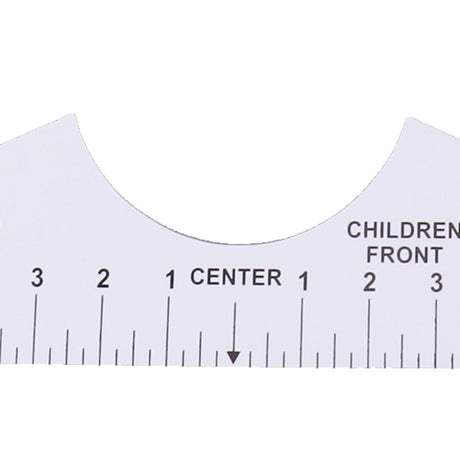8PCS T Shirt Ruler Guide PVC Clothing Centering Design T Shirt Alignment Tool for Heat Press Accessories