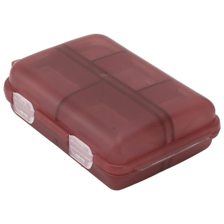 Medicine Box Medicine Case Plastic Waterproof 10 Compartments Buckle Lock Weekly Portable Medicine Container Purple